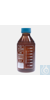 bottle - ISO - screw cap - medium neck - Boro glass - amber - 5000ml